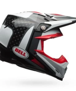 Wholesale 😉 Bell Moto-9 Flex Vice Black White Red Helmet ⌛
