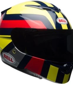 Cheapest 🎉 Bell RS-2 Empire Yellow Navy Red Helmet 💯