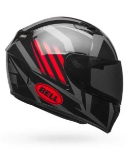 Cheap 🤩 Bell Qualifier Blaze Black Red Titanium Helmet - Small - Adult 😉