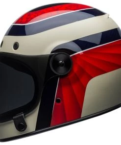 Best deal 🎁 Bell Bullitt Carbon Hustle Red/Whit/Candy Blue Helmet ⭐