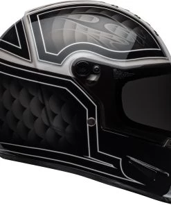 Deals 😍 Bell Eliminator Outlaw Black White Helmet 🥰
