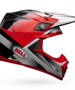 Best Pirce โ๏ธ Bell Moto-9 Flex Hound Red/White/Black Helmet - X-Large - Adult ๐ฏ
