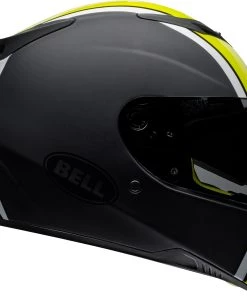 Motorcycle helmet Shop 23 Top 10 😉 Bell RS2 Rally Black White and Yellow Helmet ⭐