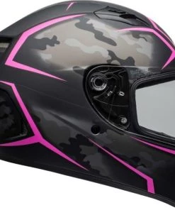 New 👏 Bell Qualifier Stealth Camo Matte Black and Pink Helmet - 👩 Women Specific - Small - Adult - Black/Pink 😉