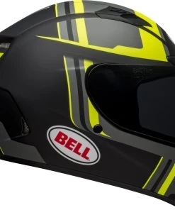 Hot Sale ❤️ Bell Qualifier DLX MIPS Torque Matte Black and Yellow Helmet - Black - Small - Adult 🌟