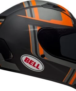 Motorcycle helmet Shop 12 Buy 👍 Bell Qualifier DLX Mips Torque Matte Black and Orange Helmet - Black - X-Large - Adult ⭐