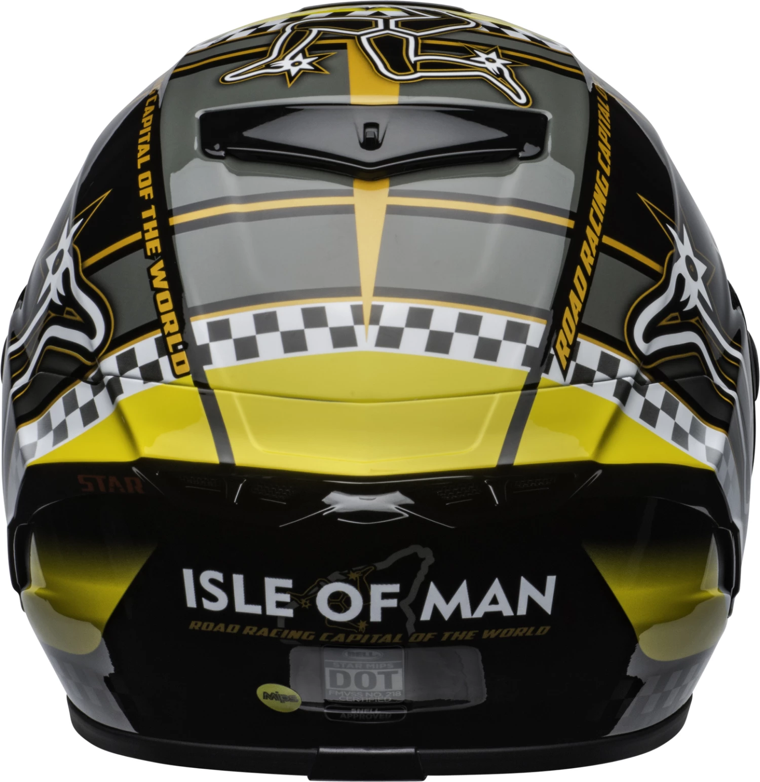 Hot Sale 🎁 Bell Star DLX MIPS Isle Of Man Black and Yellow Helmet ✔️ 3 Hot Sale 🎁 Bell Star DLX MIPS Isle Of Man Black and Yellow Helmet ✔️ - Image 3