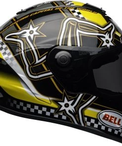 Hot Sale 🎁 Bell Star DLX MIPS Isle Of Man Black and Yellow Helmet ✔️