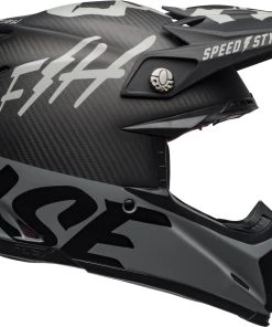 New 🛒 Bell Moto-9 Flex Fasthouse WRWF Black White Grey Helmet - White - X-Small - Adult 😉