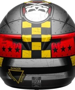 Coupon 😍 Bell SRT Special Devil May Care Matte Grey and Yellow Helmet - Unisex - Small - Adult - Grey/Yellow 😍 -Motorcycle helmet Shop BE7121762 3