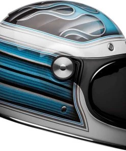 Coupon 💯 Bell Bullitt Special Edition Barracuda White Red and Blue Helmet - Unisex - Medium - Adult - White/Red/Blue 👏