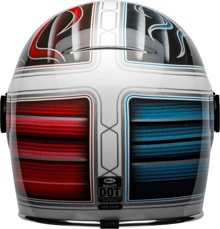 Coupon 💯 Bell Bullitt Special Edition Barracuda White Red and Blue Helmet - Unisex - Medium - Adult - White/Red/Blue 👏 4 Coupon 💯 Bell Bullitt Special Edition Barracuda White Red and Blue Helmet - Unisex - Medium - Adult - White/Red/Blue 👏 - Image 4