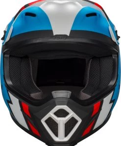 Cheap ✔️ Bell MX-9 MIPS Strike Matte Black Blue White 💯 -Motorcycle helmet Shop BE7122511 P 2