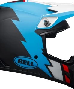 Cheap ✔️ Bell MX-9 MIPS Strike Matte Black Blue White 💯