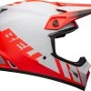Outlet 😉 Bell MX-9 MIPS Dash Matte Grey Red Black Helmet - Red - Medium - Adult 💯