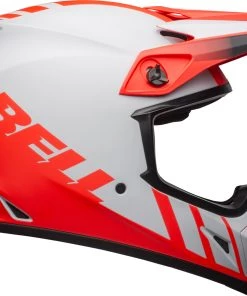 Outlet 😉 Bell MX-9 MIPS Dash Matte Grey Red Black Helmet - Red - Medium - Adult 💯
