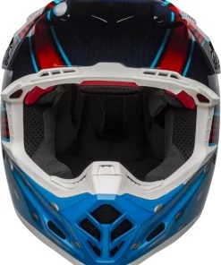 Discount 🥰 Bell Moto-9 Flex MC Replica Blue Red Black Helmet 💯 -Motorcycle helmet Shop BE7123878 p 2