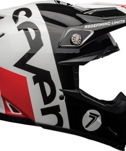Wholesale ๐ Bell Moto-9 Flex Special Edition Seven Galaxy Black White Red Helmet - Unisex - Medium - Adult - Black/White/Red โ