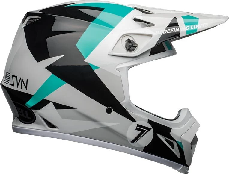 Promo ⭐ Bell MX-9 MIPS Special Edition Seven Battleship Aqua Helmet - Unisex - Large - Adult - Aqua ✔️ 1 Promo ⭐ Bell MX-9 MIPS Special Edition Seven Battleship Aqua Helmet - Unisex - Large - Adult - Aqua ✔️