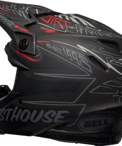 New 🌟 Bell Moto-9 Flex Fasthouse DITD Matte Black Gloss Red Helmet - Unisex - Large - Adult - Black/Red ⌛ -Motorcycle helmet Shop BE7132152 2
