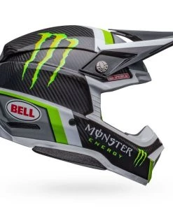 Top 10 💯 Bell 2022 Moto-10 Spherical Pro Circuit Replica Helmet - Black/Green - M ⭐