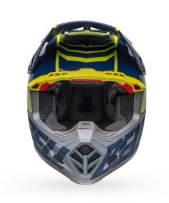 Cheapest 😀 Bell Moto-9S Flex Sprint Blue Yellow Helmet 😍 -Motorcycle helmet Shop BE7136138 p 2