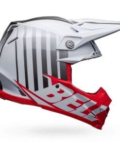 Flash Sale 🧨 Bell Moto-9S Flex Sprint White Red Helmet 🧨