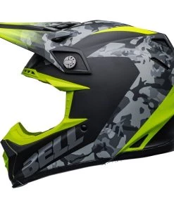 Buy ⭐ Bell Moto-9 MIPS Venom Matte Black Camo Hi Viz Helmet 🌟