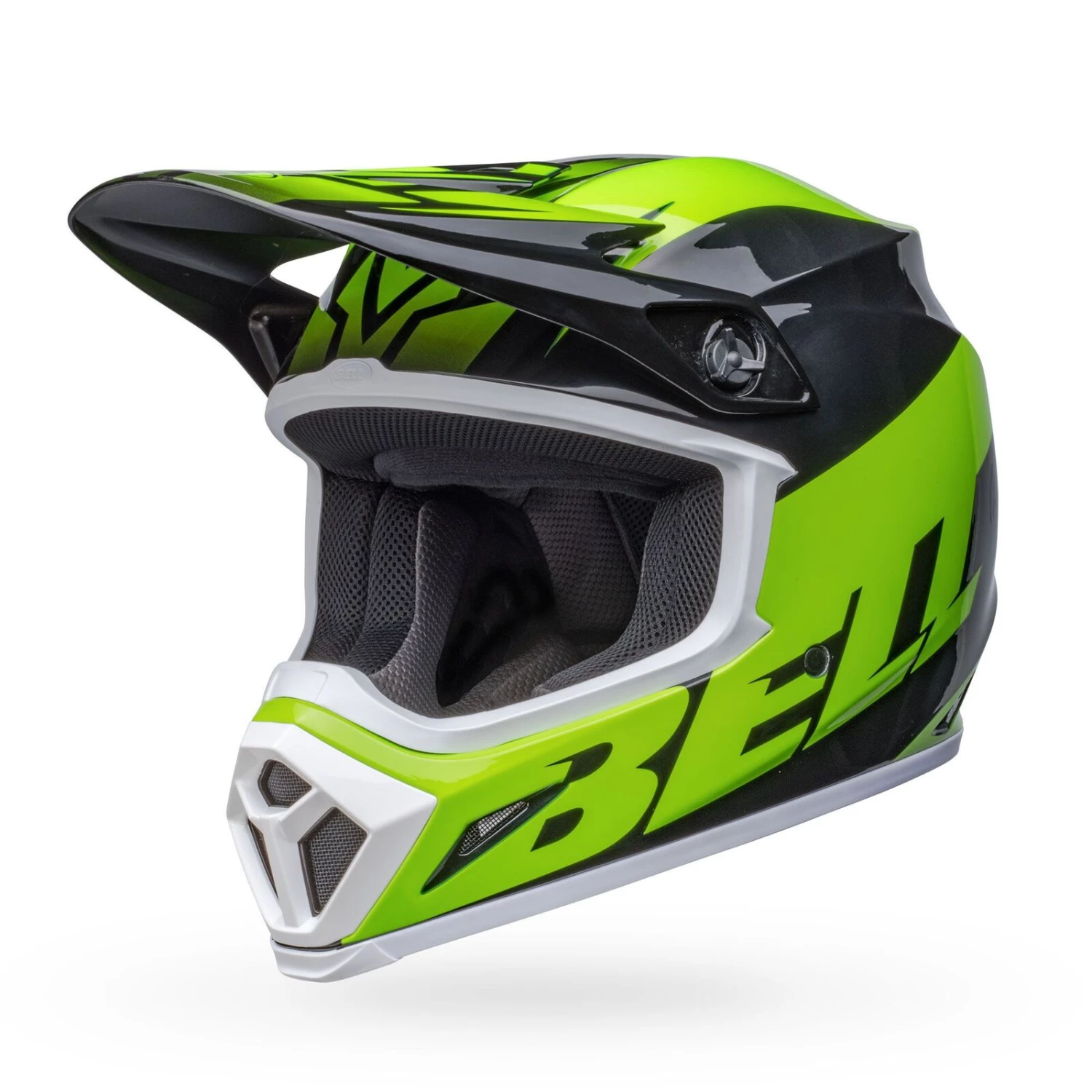 Promo 😍 Bell MX9 MIPS Disrupt Helmet - Black/Green - S ⌛ 4 Promo 😍 Bell MX9 MIPS Disrupt Helmet - Black/Green - S ⌛ - Image 4