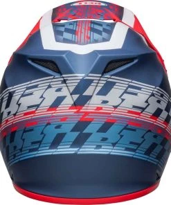 Best Pirce 🥰 Bell 2023 MX-9 MIPS Offset Matte Metal Blue White Helmet 😀 -Motorcycle helmet Shop BE7136341 6