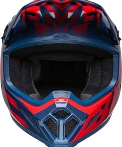 Promo 😉 Bell 2022 MX-9 MIPS Disrupt True Blue Red Helmet ✔️ -Motorcycle helmet Shop BE7136352 2