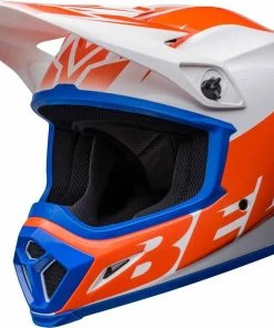 Best deal 🥰 Bell 2023 MX-9 MIPS Disrupt White Orange Helmet ⌛ -Motorcycle helmet Shop BE7136370 P 3