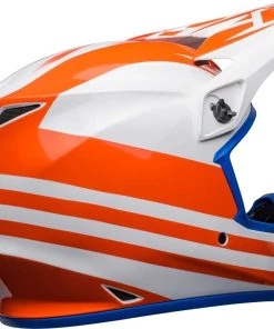 Best deal 🥰 Bell 2023 MX-9 MIPS Disrupt White Orange Helmet ⌛ -Motorcycle helmet Shop BE7136370 P 7