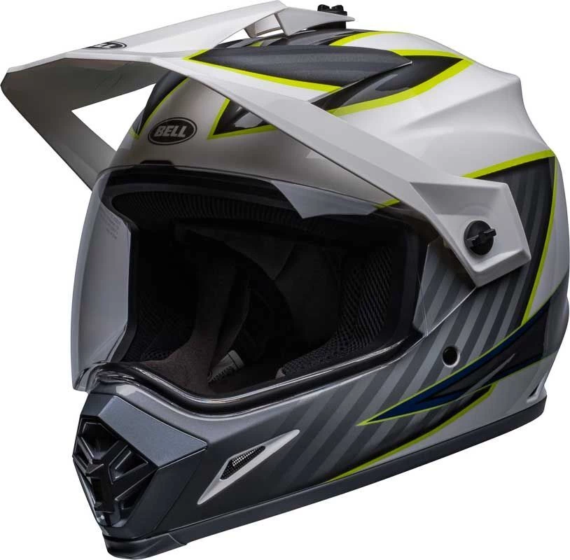 Deals โ๏ธ Bell 2023 MX-9 Adventure MIPS Dalton White Hi-Viz Yellow Helmet ๐ 4 Deals โ๏ธ Bell 2023 MX-9 Adventure MIPS Dalton White Hi-Viz Yellow Helmet ๐ - Image 4
