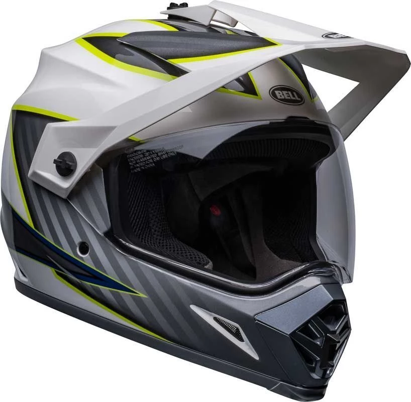 Deals โ๏ธ Bell 2023 MX-9 Adventure MIPS Dalton White Hi-Viz Yellow Helmet ๐ 2 Deals โ๏ธ Bell 2023 MX-9 Adventure MIPS Dalton White Hi-Viz Yellow Helmet ๐ - Image 2