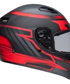 Motorcycle helmet Shop 42 Flash Sale ✨ Bell Qualifier DLX MIPS Raiser Matte Black Red Helmet - Unisex - Small - Adult - Black/Red 🔥