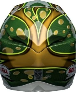 New ✨ Bell Moto-10 Spherical McGrath Helmet - Gold/Green - M 🤩 -Motorcycle helmet Shop BE7144740 2
