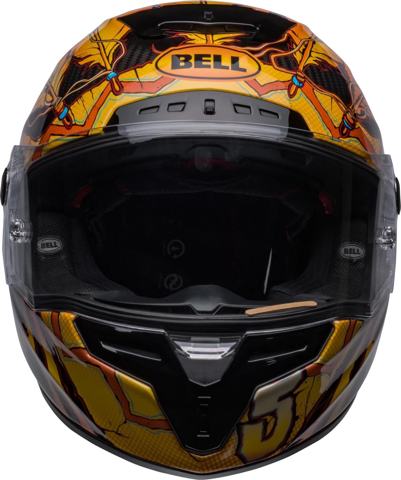 Wholesale β¨ Bell Racestar DLX Dunne Limited Edition Helmet - Black/Gold/Blue - L π― 3 Wholesale β¨ Bell Racestar DLX Dunne Limited Edition Helmet - Black/Gold/Blue - L π― - Image 3