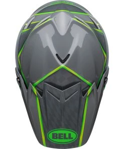 Buy 🧨 Bell Moto-9S Flex Gloss Helmet - Grey/Green - S 😍