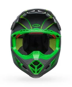 Buy 🧨 Bell Moto-9S Flex Gloss Helmet - Grey/Green - S 😍 -Motorcycle helmet Shop BE7148430 p
