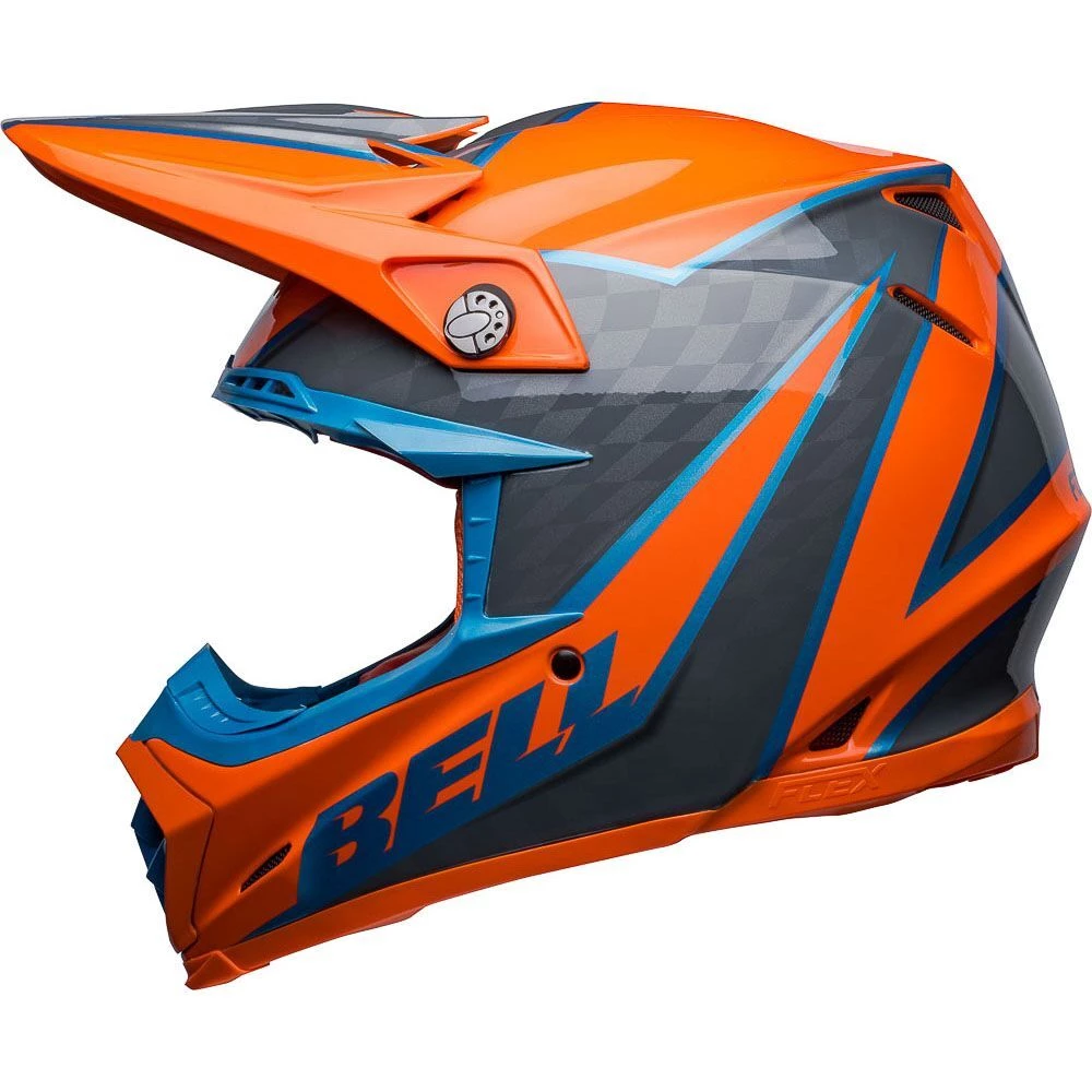 Cheapest 🤩 Bell Moto-9S Flex Sprite Orange Grey Helmet 👍 1 Cheapest 🤩 Bell Moto-9S Flex Sprite Orange Grey Helmet 👍