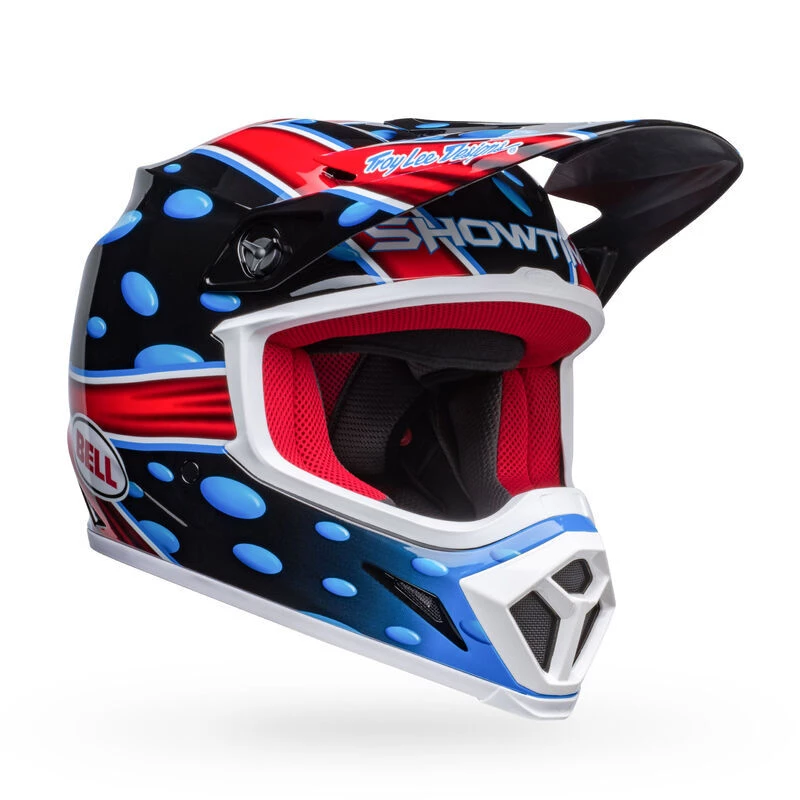 Budget 🔔 Bell MX-9 MIPS McGrath Showtime Replica Helmet - Black/Red/Blue - M 😍 2 Budget 🔔 Bell MX-9 MIPS McGrath Showtime Replica Helmet - Black/Red/Blue - M 😍 - Image 2