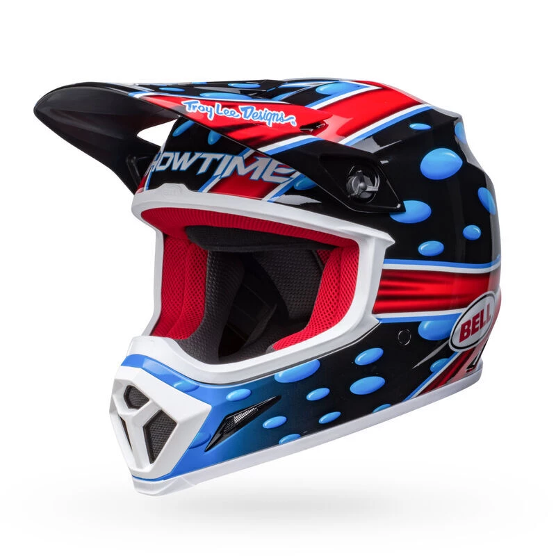 Budget 🔔 Bell MX-9 MIPS McGrath Showtime Replica Helmet - Black/Red/Blue - M 😍 4 Budget 🔔 Bell MX-9 MIPS McGrath Showtime Replica Helmet - Black/Red/Blue - M 😍 - Image 4