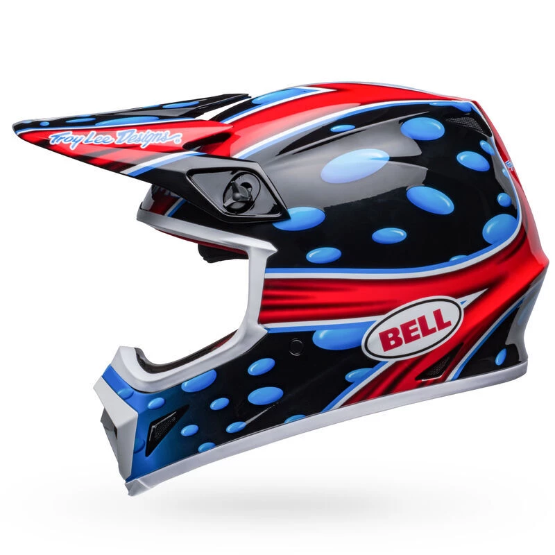Budget 🔔 Bell MX-9 MIPS McGrath Showtime Replica Helmet - Black/Red/Blue - M 😍 5 Budget 🔔 Bell MX-9 MIPS McGrath Showtime Replica Helmet - Black/Red/Blue - M 😍 - Image 5