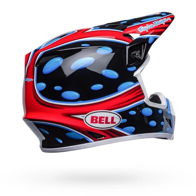 Budget 🔔 Bell MX-9 MIPS McGrath Showtime Replica Helmet - Black/Red/Blue - M 😍 8 Budget 🔔 Bell MX-9 MIPS McGrath Showtime Replica Helmet - Black/Red/Blue - M 😍 - Image 8