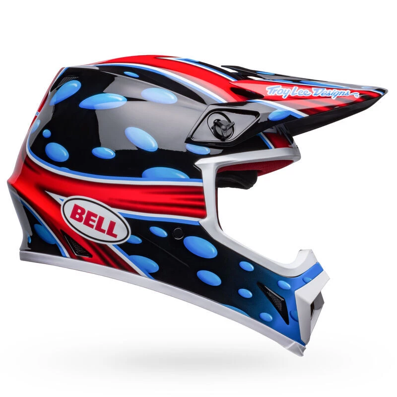Budget 🔔 Bell MX-9 MIPS McGrath Showtime Replica Helmet - Black/Red/Blue - M 😍 1 Budget 🔔 Bell MX-9 MIPS McGrath Showtime Replica Helmet - Black/Red/Blue - M 😍