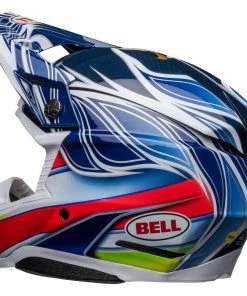 Outlet 🤩 Bell Moto-10 Spherical Tomac Replica Helmet - Blue/White/Red - M 🌟 12 Outlet 🤩 Bell Moto-10 Spherical Tomac Replica Helmet - Blue/White/Red - M 🌟 -Motorcycle helmet Shop BE7148546 3