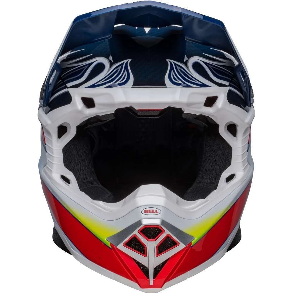 Outlet 🤩 Bell Moto-10 Spherical Tomac Replica Helmet - Blue/White/Red - M 🌟 7 Outlet 🤩 Bell Moto-10 Spherical Tomac Replica Helmet - Blue/White/Red - M 🌟 - Image 7