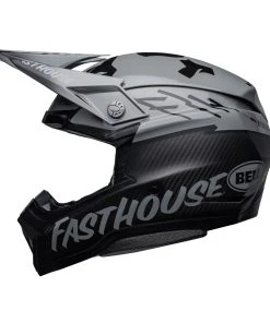 Budget 🔥 Bell Moto-10 Fasthouse BMF Helmet - Grey/Black - S 🧨