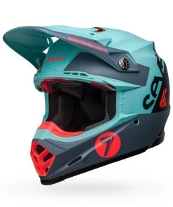 Flash Sale ❤️ Bell Moto-9S Flex Seven Vanguard LE Helmet - Aqua/Black - M ⭐ -Motorcycle helmet Shop BE7148761 p 2
